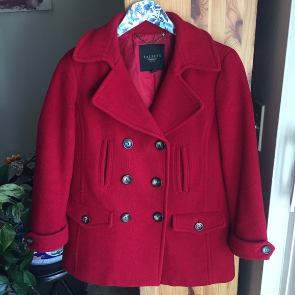 talbots peacoat